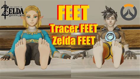 overwatch footjob|TracerFeet .